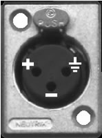 Conector plug balanceado
