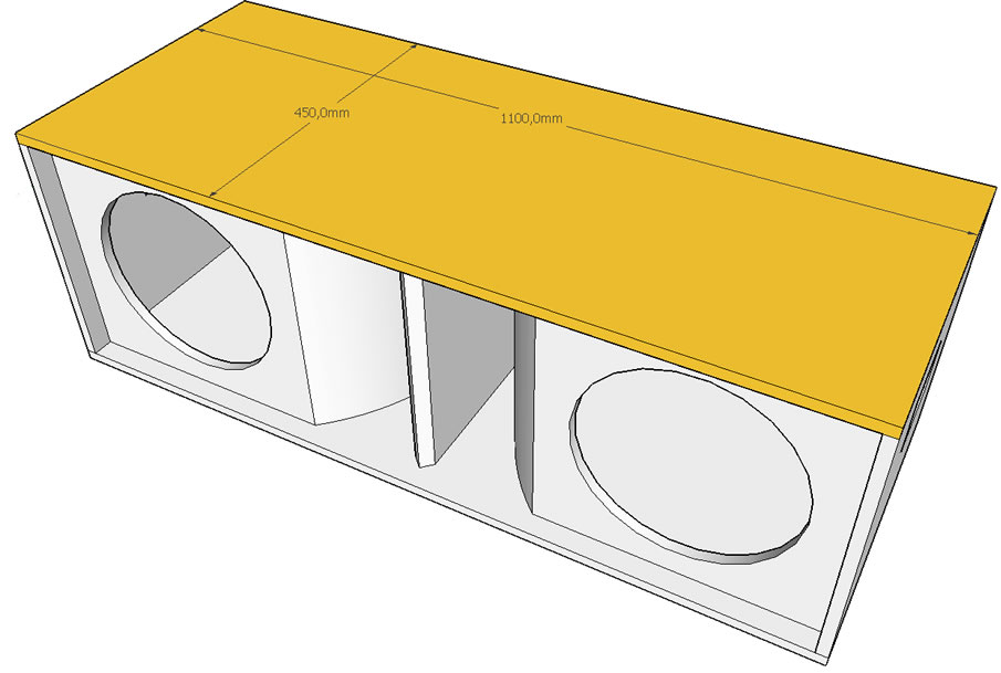 Projeto Line Array Para Graves Dois Alto Falantes De