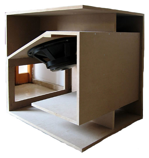 Projeto de um sub woofer super graves para alto falante 18 pol. Caixa para sistema P.A., este projeto emite super baixas, em MDF 20 mm para falantes de 18 polegadas.