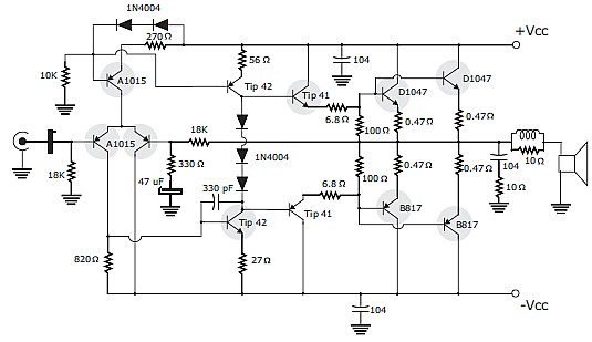 Amplificador de potência de 400 watts RMS estéreo Temos para entrega em todo Brasil a Placa para este amplificador por R$ 120,00 + frete, para encomendar click no botão abaixo Este amplificador além de fornecer uma boa potência...