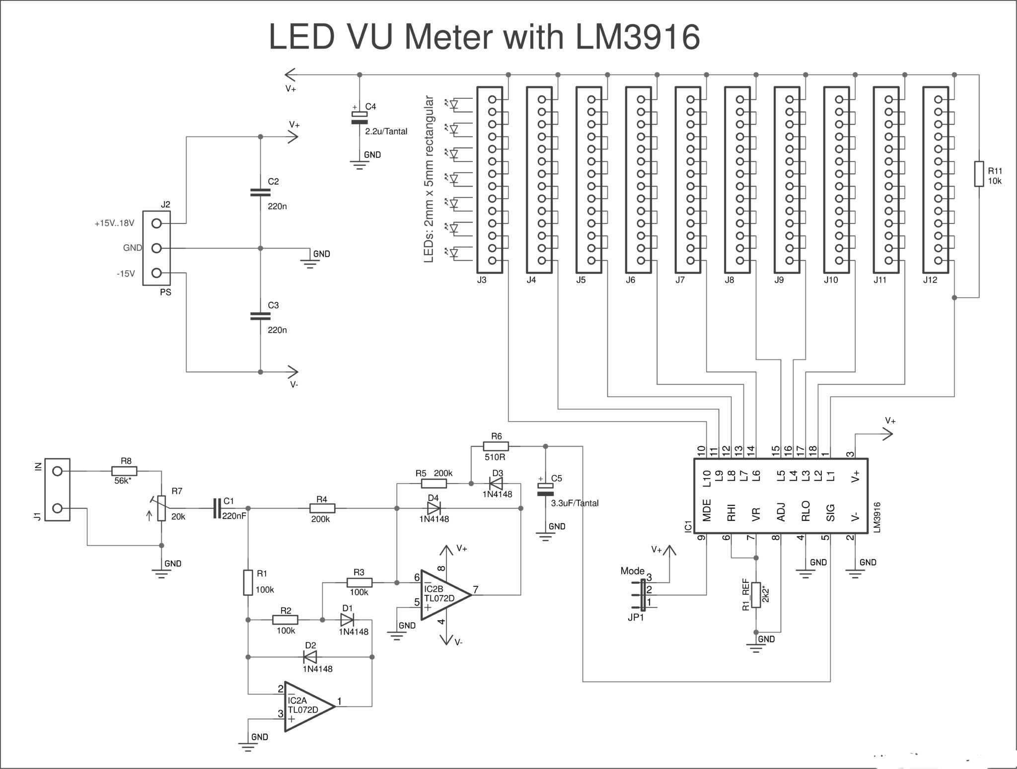 Микросхемы индикаторов уровня. Lm3916 индикатор уровня сигнала схема. Lm3915 индикатор уровня сигнала схема. Led vu Meter with lm3916. Lm3916n-1 индикатор уровня сигнала схема.